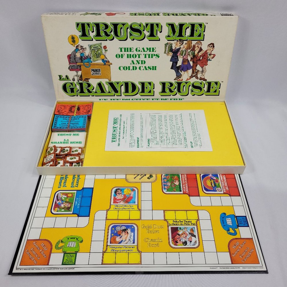 Trust Me Vintage 1981 Board Game by Parker Brothers